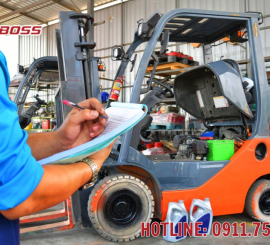 Vinaboss - đơn vị cung dịch vụ sửa xe nâng tốt nhất tại Long An